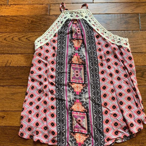 Altar’d State Pink Tank Top Size Small - Picture 2 of 6